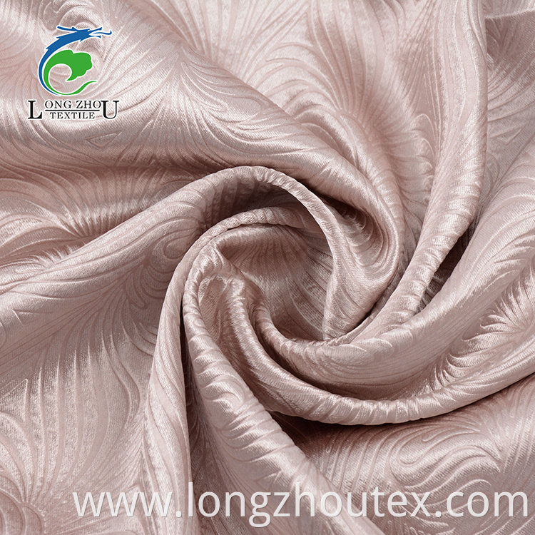 False Twist Satin Fabric Emboss Fabric